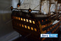 RARE, LIGHTED HMS VICTORY HUG 10 FT, TALL SHIP