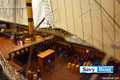 RARE, LIGHTED HMS VICTORY HUG 10 FT, TALL SHIP