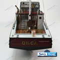 JAWS SHARK HUNTING BOAT ORCA - RC READY  &  LIGHTED