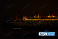 SS Île de FRANCE LIGHTED OCEAN LINER
