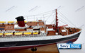 SS Île de FRANCE LIGHTED OCEAN LINER