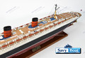 RMS QUEEN ELIZABETH LIGHTED OCEAN LINER
