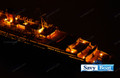RMS QUEEN ELIZABETH LIGHTED OCEAN LINER