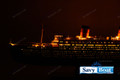 RMS QUEEN ELIZABETH LIGHTED OCEAN LINER