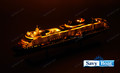 MS QUEEN VICTORIA  LIGHTED OCEN LINER