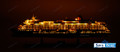 MS QUEEN VICTORIA  LIGHTED OCEN LINER