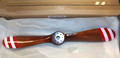 70CM Wooden BARNSTORMER Airplane Propeller in  Red / White candycane color wall office decor