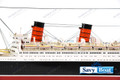 RMS QUEEN MARY LIGHTED OCEAN LINER