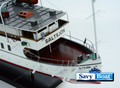 SALTJON ship 31" fully built wood model with stand