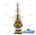 HMS SOVEREIGN OF THE SEAS MUSEUM W/24CT GOLD FITTINGS