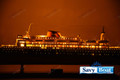 SS VEENDAM STEAMSHIP LIGHTED