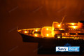 SS VEENDAM STEAMSHIP LIGHTED