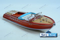 RIVA AQUARAMA LARGE 27" BLUE  CLASSIC  RUNABOUT