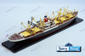 SS AMERICAN SCOUT CARGO SHIP WATERLINE MODEL