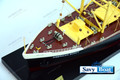 SS AMERICAN SCOUT CARGO SHIP WATERLINE MODEL