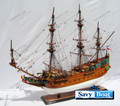 BATAVIA MERCHANT TALL SHIP  NO SAILS