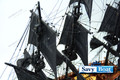 BLACK PEARL PIRATE SHIP 35" REDWOOD DECK