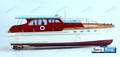 CHRIS-CRAFT DOUBLE STATEROOM CRUISER SAVY LOGO