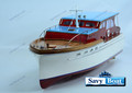 CHRIS-CRAFT DOUBLE STATEROOM CRUISER SAVY LOGO