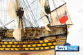 HMS VICTORY LARGE 46" TALL SHIP (NATURAL)