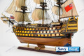 HMS VICTORY LARGE 46" TALL SHIP (NATURAL)