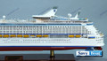 MS VOYAGER OF THE SEAS  LIGHTED CRUISE SHIP