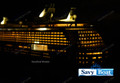 MS VOYAGER OF THE SEAS  LIGHTED CRUISE SHIP