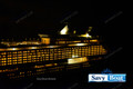 MS VOYAGER OF THE SEAS  LIGHTED CRUISE SHIP