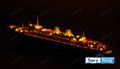 SS MICHELANGELO LIGHTED OCEAN LINER