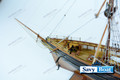 CUTTY SARK 40"  WITH SAILS / PAINTED