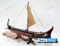 ANCIENT BIREME - ROMAN  WARSHIP