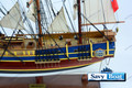 HMS BOUNTY (PAINTED) W/ SAILS
