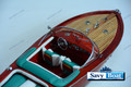 RIVA AQUARAMA LARGE 27" GREEN  CLASSIC  RUNABOUT