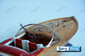 RIVA AQUARAMA LARGE 27" NTRL RED  CLASSIC  RUNABOUT