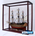 40" DISPLAY CASE FOR LARGE TALL SHIP