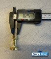 1.35 INCH, STRAIGHT SOLID BRASS KEEL PEDESTALS, ONE PAIR