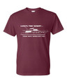 LIFE'S TOO SHORT BAYLINER 4588  ADULT T-SHIRT