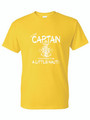 I'M THE CAPTAIN, I'M SUPPOSED TO BE A LITTLE NAUGHTY ADULT T-SHIRT