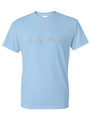 HEARTBEAT SPEEDBOAT (BRONZE)  ADULT T-SHIRT