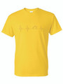 HEARTBEAT SPEEDBOAT (BRONZE)  ADULT T-SHIRT