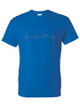HEARTBEAT SPEEDBOAT (BRONZE)  ADULT T-SHIRT