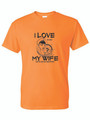 I LOVE MY WIFE (BLACK) ADULT T-SHIRT