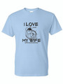 I LOVE MY WIFE (BLACK) ADULT T-SHIRT