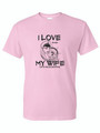 I LOVE MY WIFE (BLACK) ADULT T-SHIRT