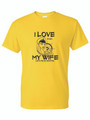I LOVE MY WIFE (BLACK) ADULT T-SHIRT