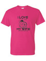 I LOVE MY WIFE (BLACK) ADULT T-SHIRT