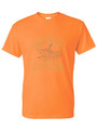 FORGET THE BOAT RIDE THE CAPTAIN  (BRONZE) ADULT T-SHIRT