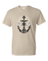BORN FOR THE WATER ANCHOR ADULT T-SHIRT
