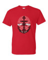 BORN FOR THE WATER ANCHOR ADULT T-SHIRT