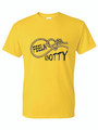 FELLIN KNOTTY  (BLACK) ADULT T-SHIRT